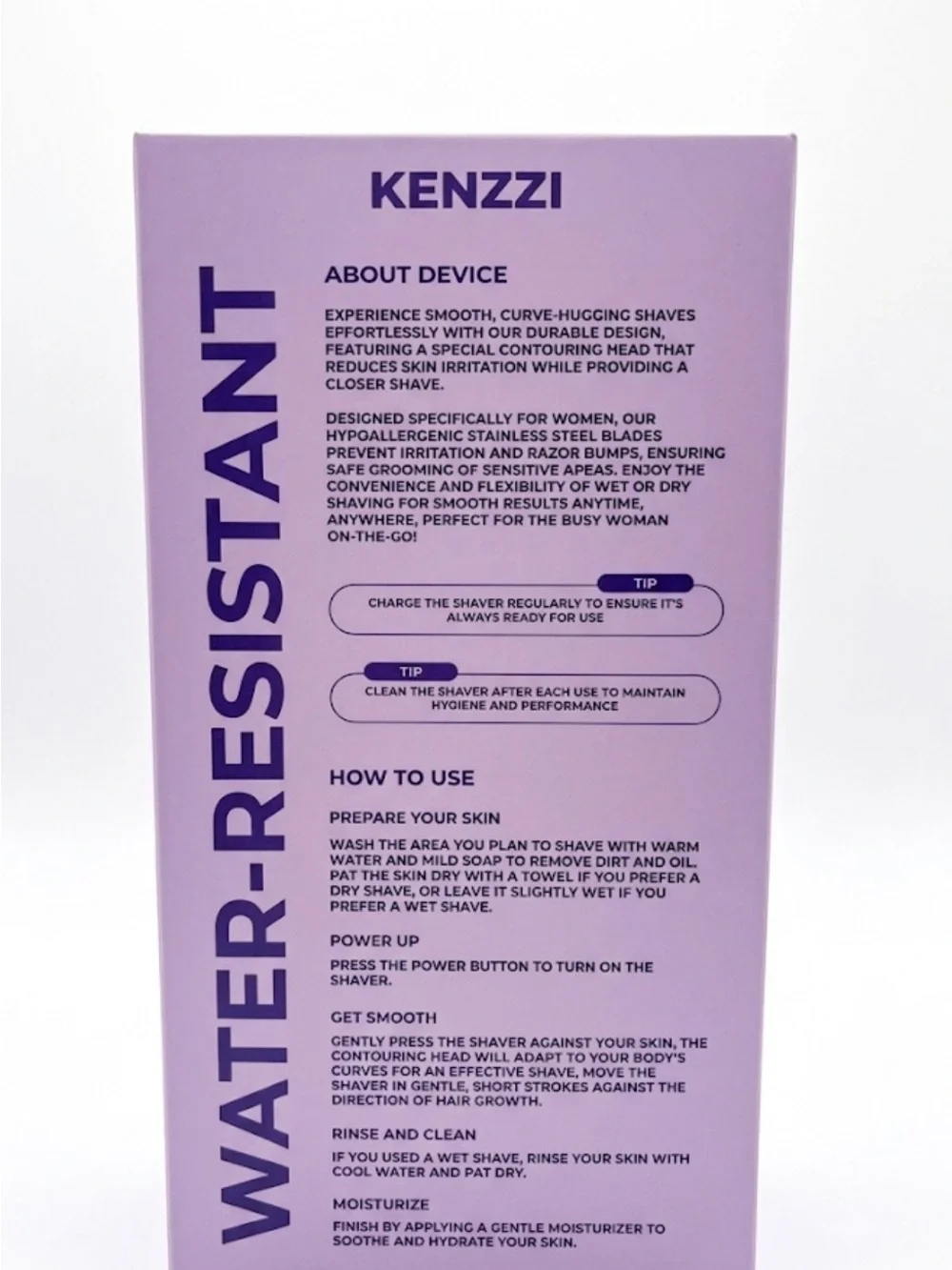NEW KENZZI Lady Shaver | Electric Razor (Wet & Dry)